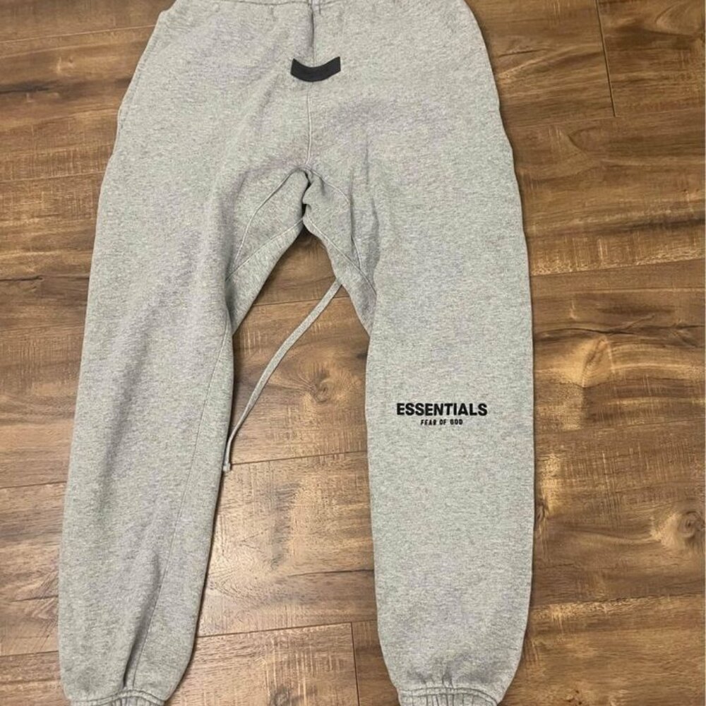 gray essentials pants